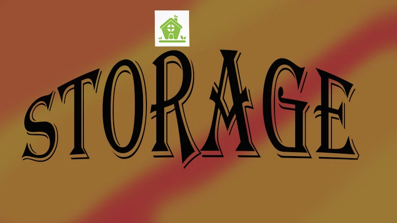 Storage suggestions Storage suggestions